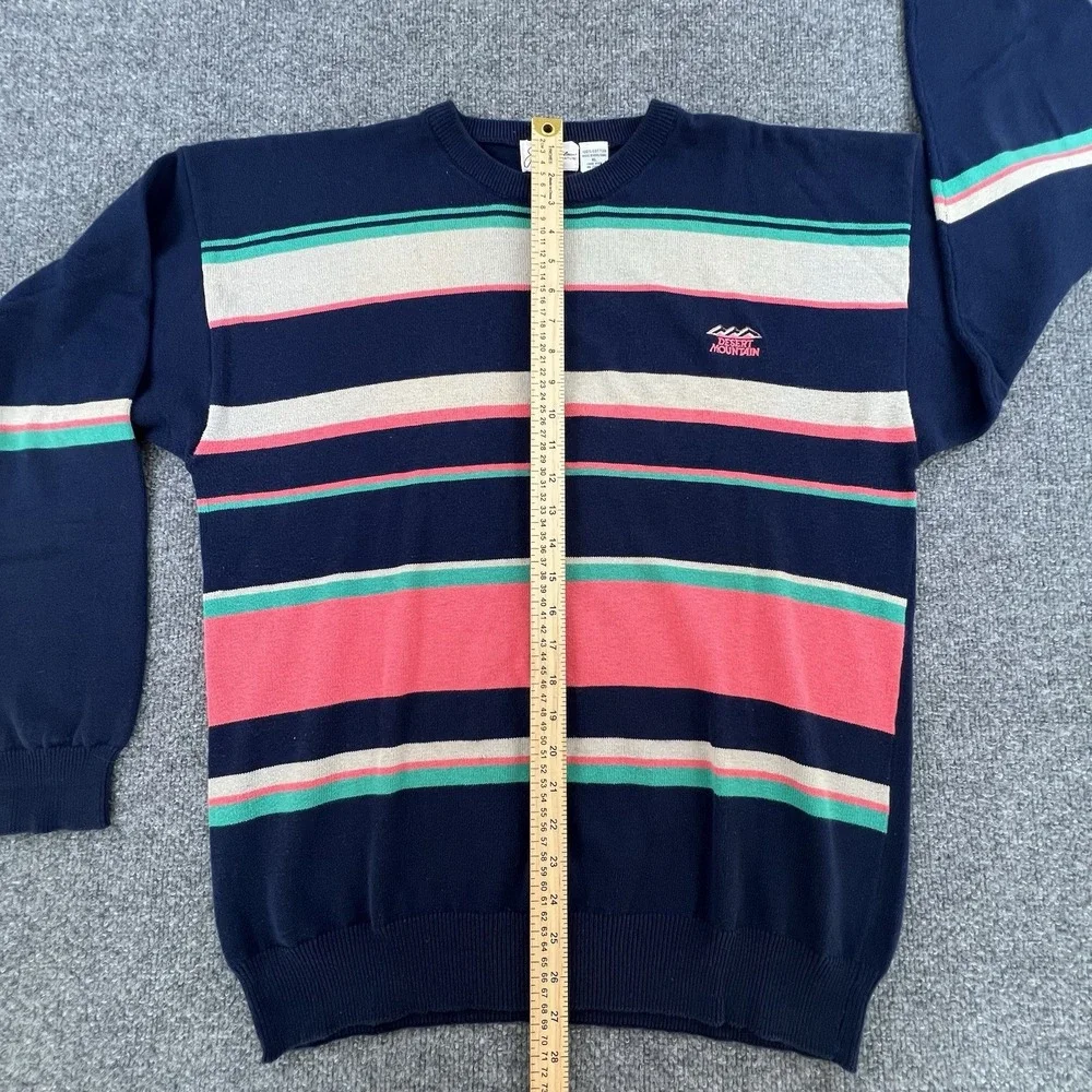 Vintage Jack Nicklaus‎ Signature Stripe Crewneck Sweater Sweatshirt XL Cotton